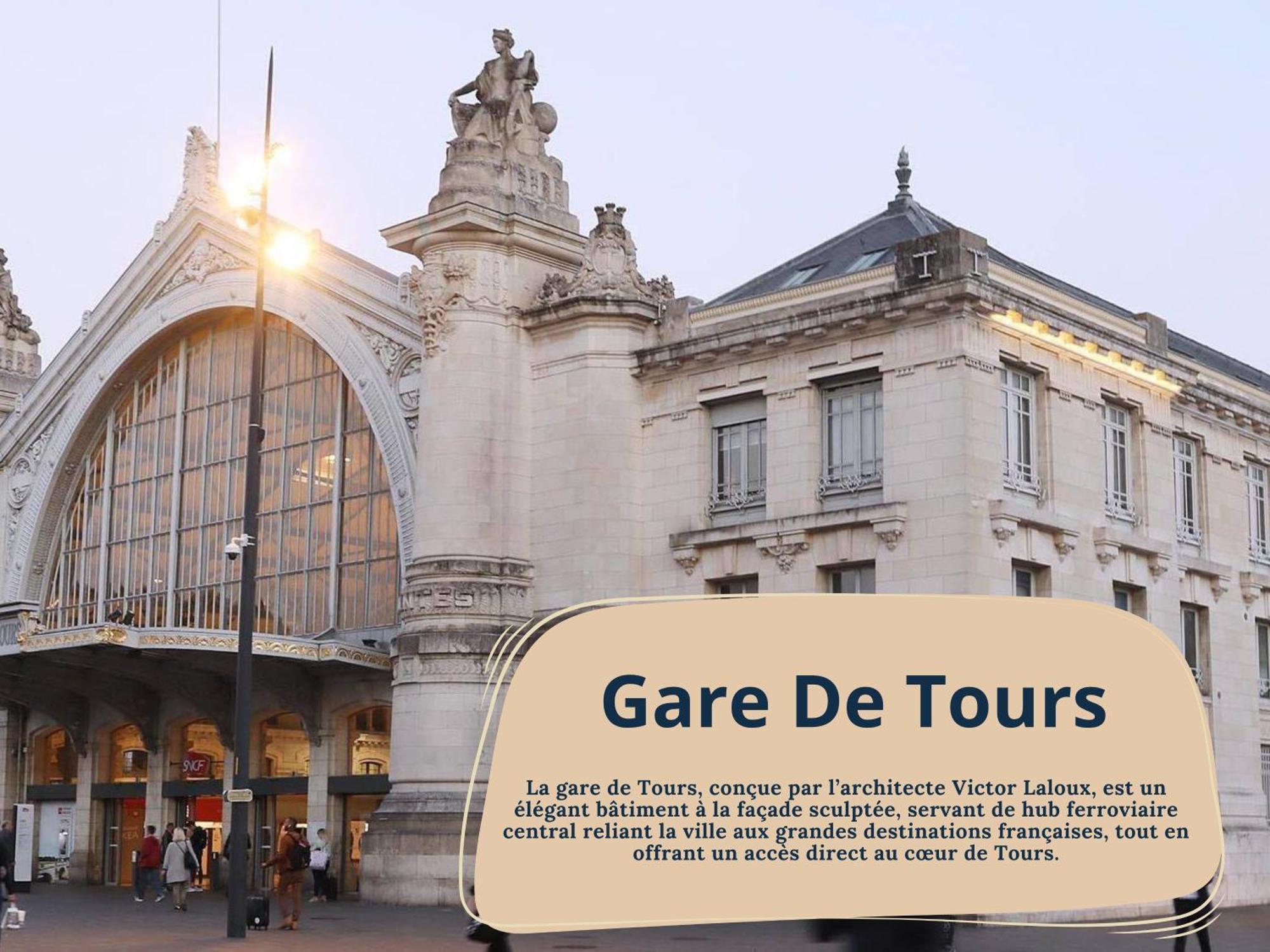 Le Traversiere 5 / Proche Gare Tours Exteriör bild